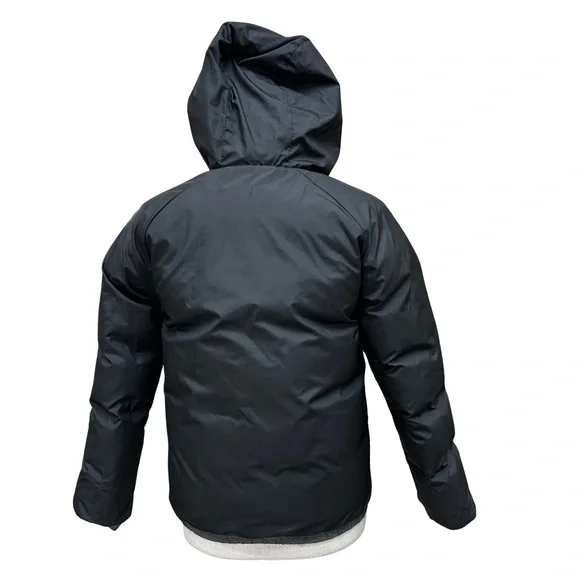 The North Face Kids Charcoal and Black Reversible Puffer Jacket - Picture 9 of 12